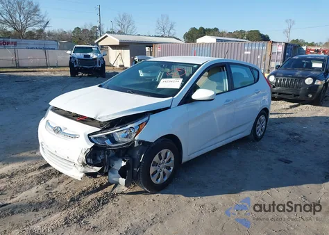 2015 Hyundai Accent Gs z USA, uszkodzony, nr VIN KMHCT5AE0FU20866